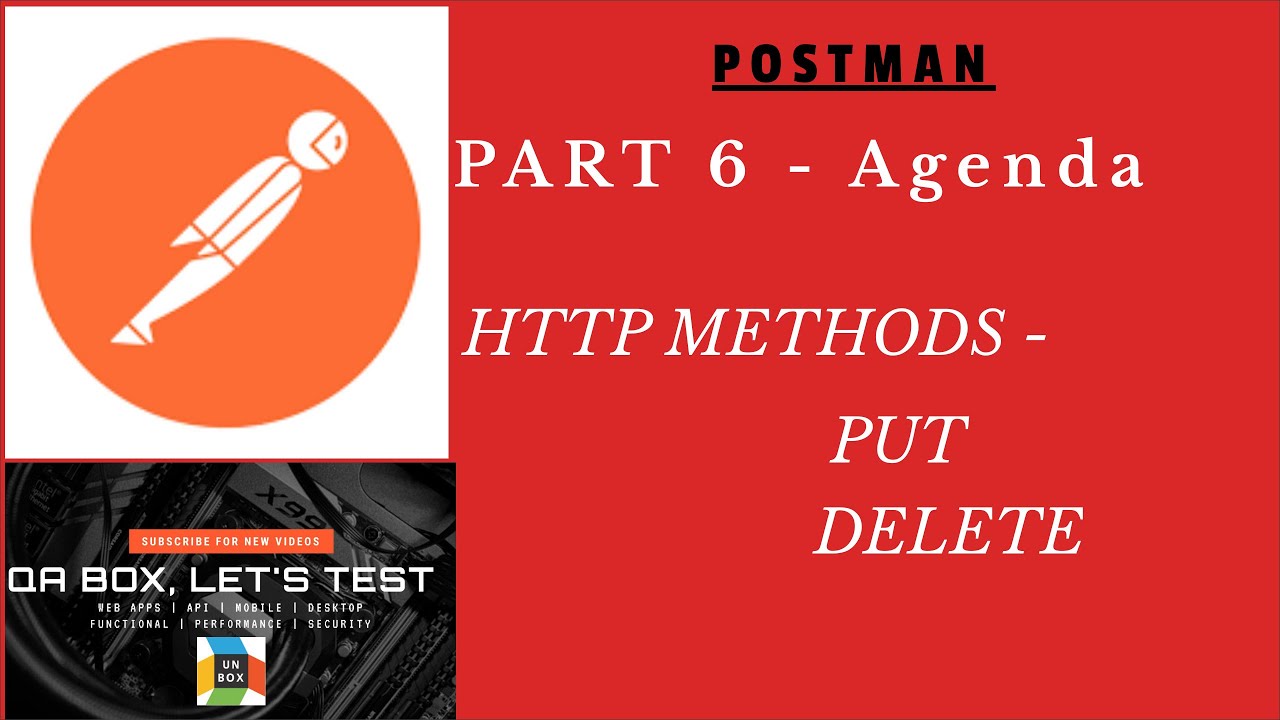 Part 6 - Postman - HTTP PUT AND DELETE