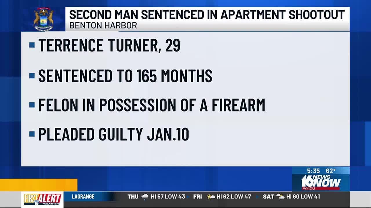 Second man sentenced in 2023 shootout at Benton Harbor apartments