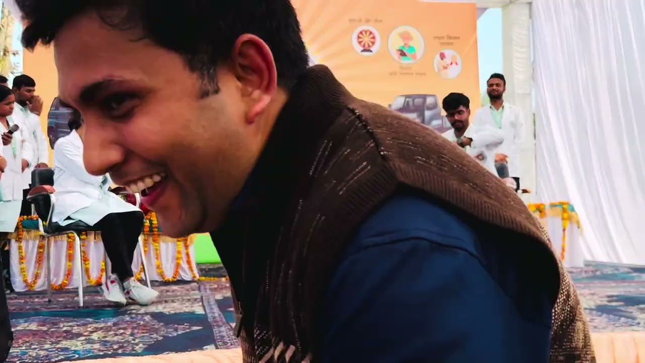 SCPM Ayurveda Medical college Gonda, U. P, 1st prof Students skit performance on No-Mo phobia-