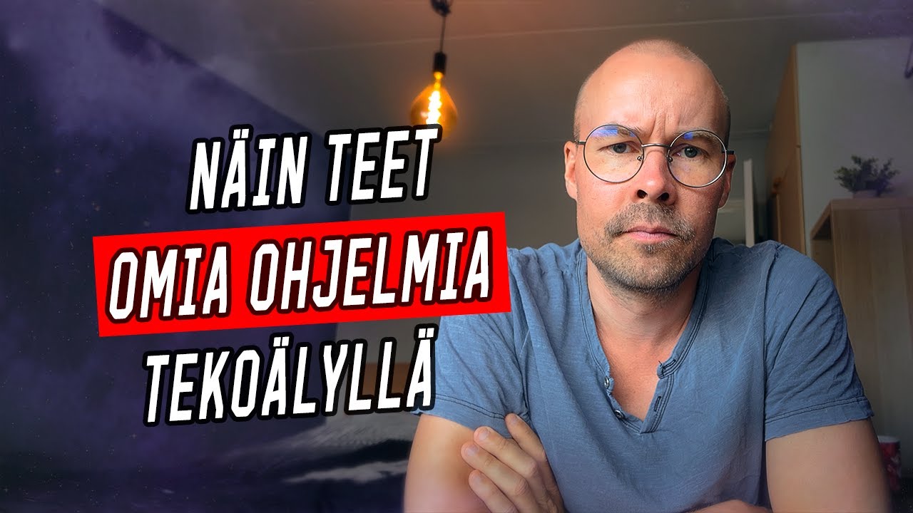 Näin teet oman ohjelman tekoälyn avulla | Tutoriaali aloittelijalle