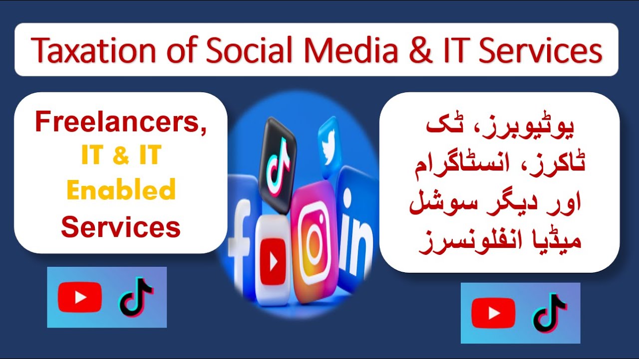 Youtubers Tiktokers Instagram Income Taxation #export of #itservices IT Enabled Services Freelancers
