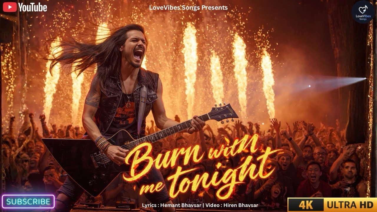 Burn with me tonight | Emotional Hard Rock Love Song | Top US UK Hits & Trending Music