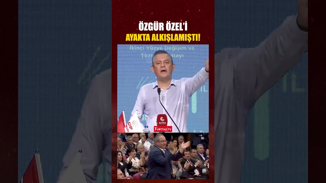 Mesut &Ouml;zarslan'ın &Ouml;zg&uuml;r &Ouml;zel'i tek başına ayakta alkışladığı anlar...