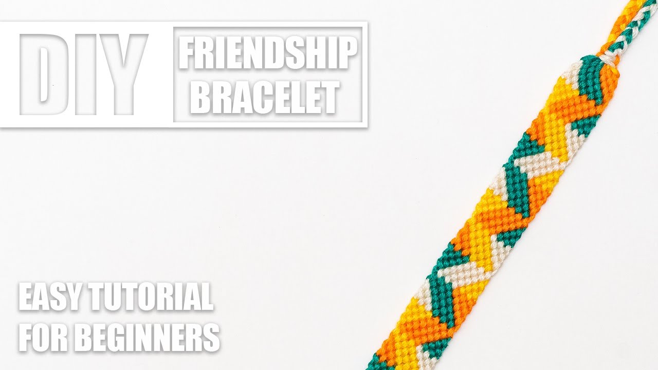 Arrows Diagonal Colorblock Chevron Macrame Friendship Bracelets | Easy Tutorial for Beginners