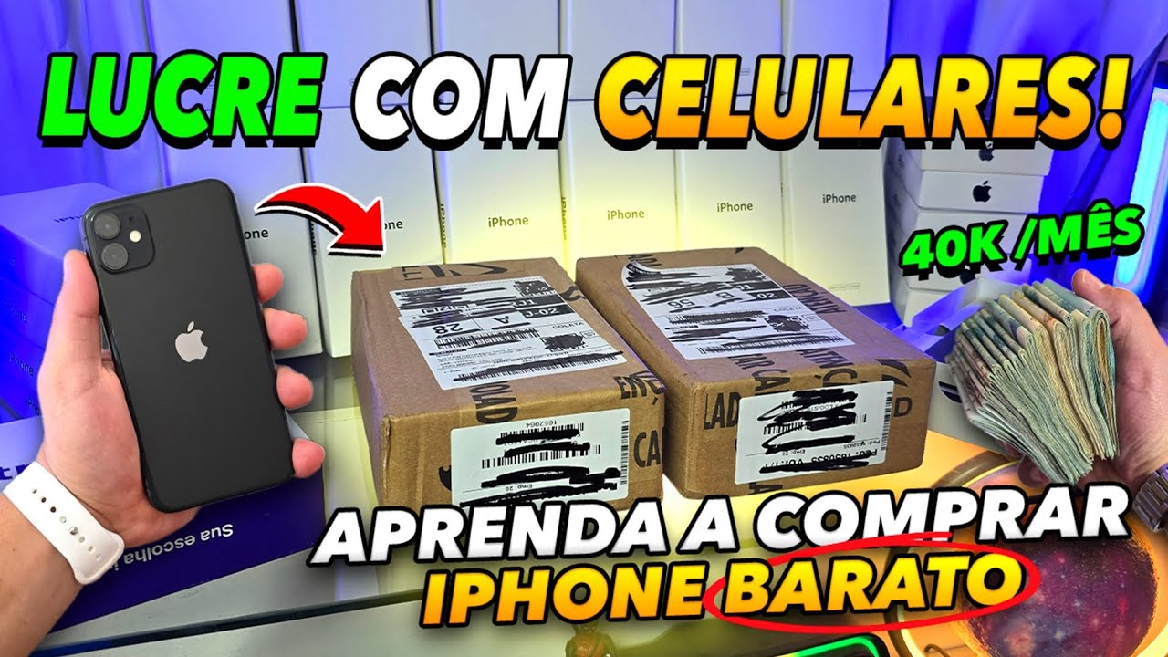 VEJA COMO FAÇO 40K POR MÊS - APRENDA A TRABALHAR COM IPHONE,PARE DE PERDER TEMPO NA CLT.