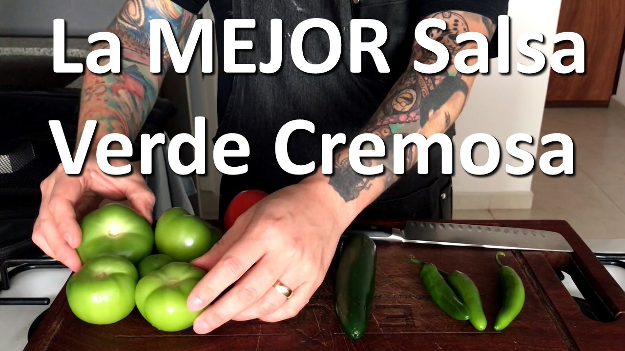 Como Hacer Salsa Verde Especita de Jalapeño, La Más Cremosa