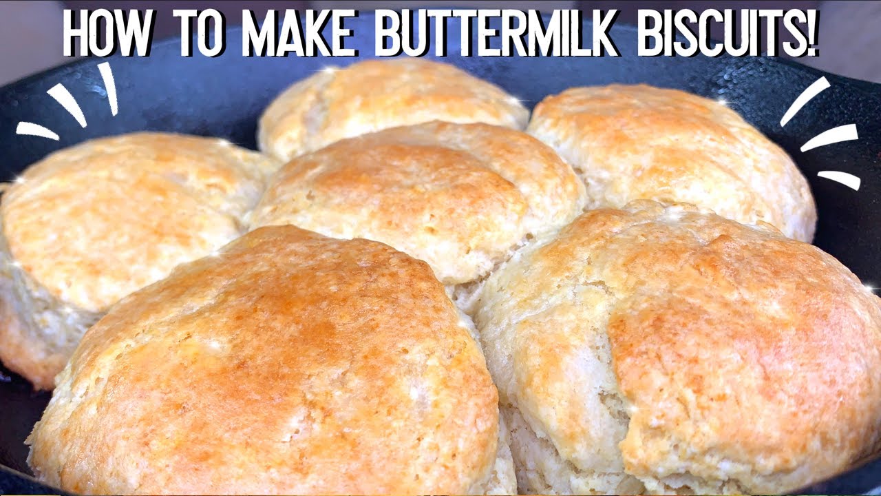 HOW TO MAKE BUTTERMILK BISCUITS!