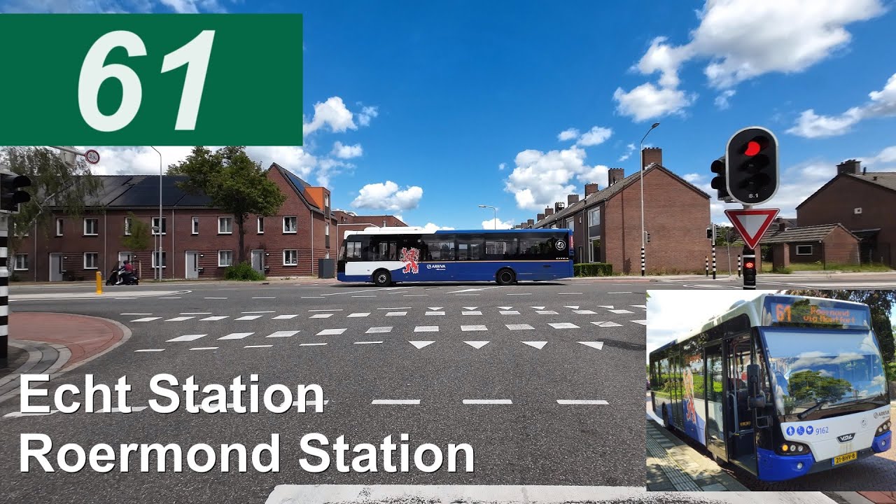 Arriva lijn 61: Echt Station - Roermond Station | Arriva Limburg | Arriva 9162 | 2024