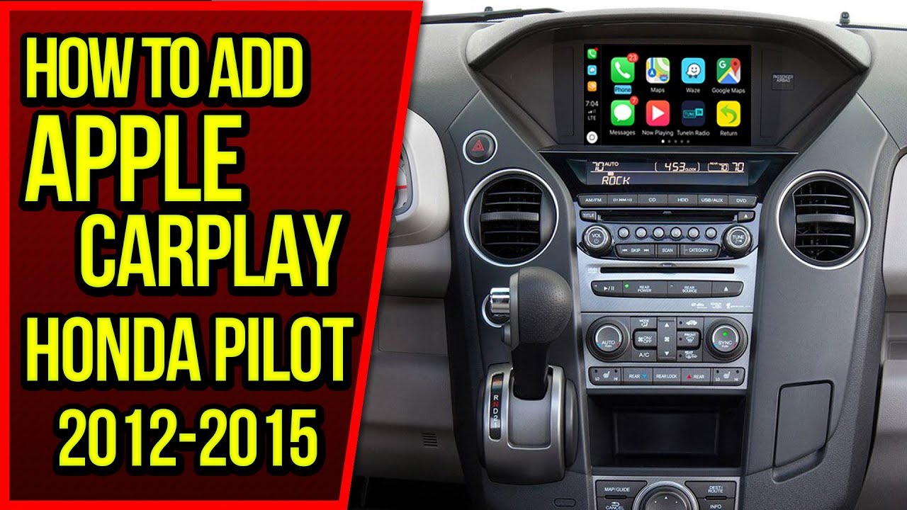 Как добавить Apple CarPlay для Honda Pilot 2012-2015 NavTool Video Interface Android Auto HDMI Mi...