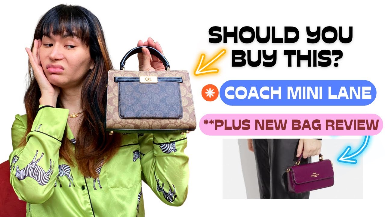 WATCH THIS BEFORE BUYING! COACH Mini Lane and Mini Josie Bags Review - COACH OUTLET