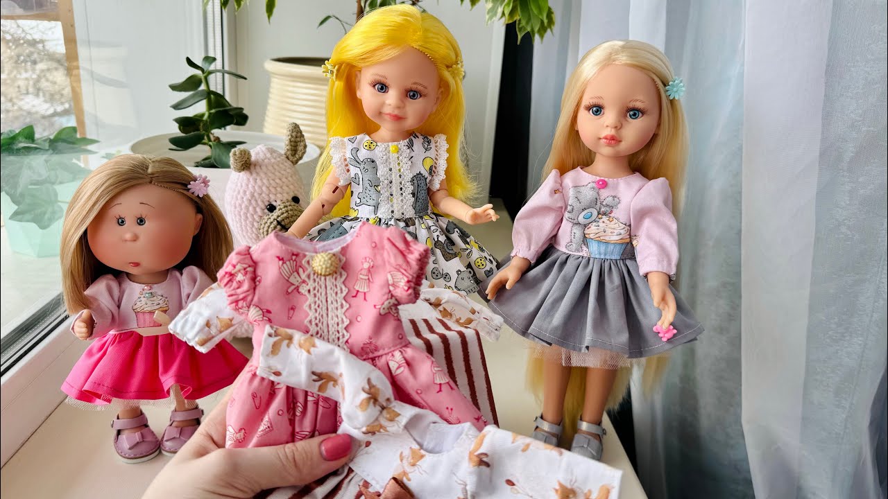 Сшили новую одежду для кукол Paola Reina, Little Mia, Gotz 36 см ❣️ Пышные платья Испанским куклам 🎀