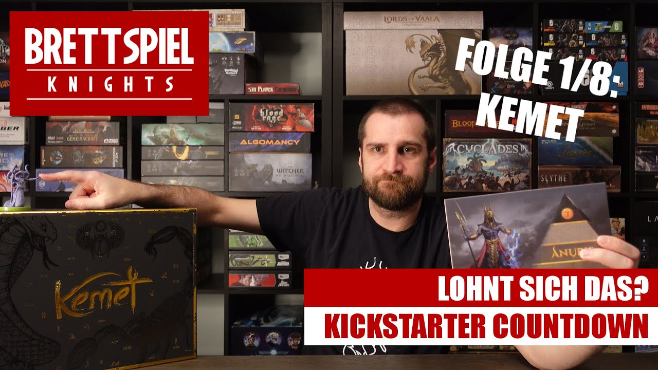 Lohnt sich das? Der Kickstarter Countdown - Folge 1/8: Kemet (Gamefound)