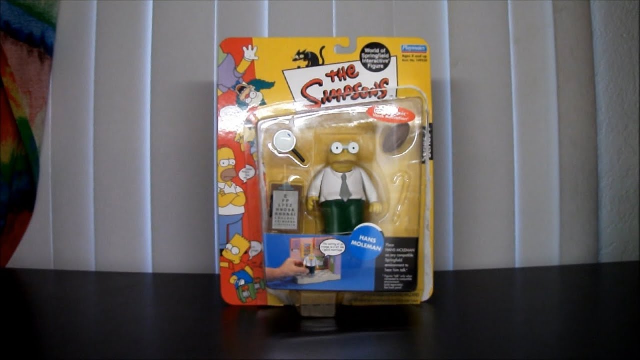 Playmates Simpsons Series 7 Hans Moleman Figure Review