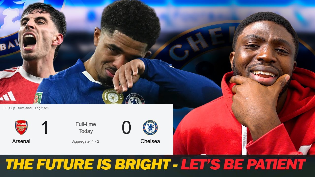 THE FUTURE LOOKS BRIGHT - LETS BE PATIENT | ARSENAL 1-0 CHELSEA | MATCH REACTION