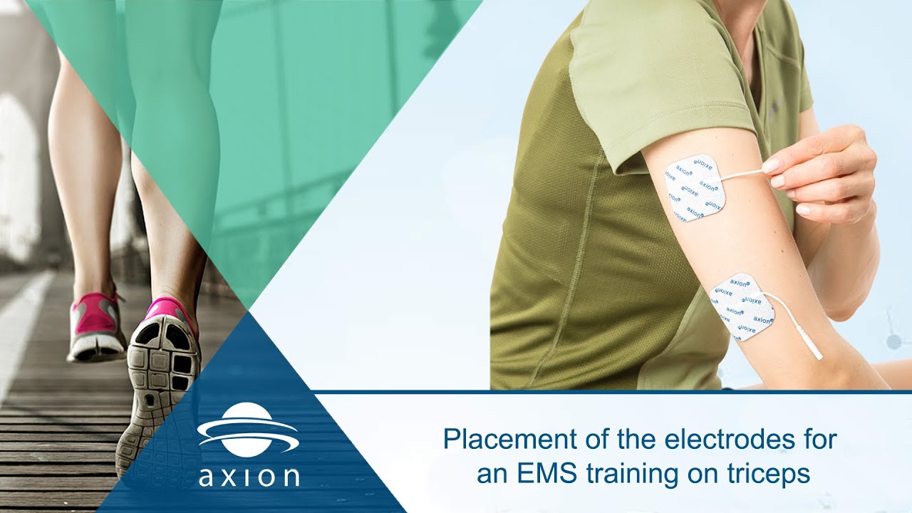 Triceps - Pad Placement For Muscle Stimulation EMS | axion