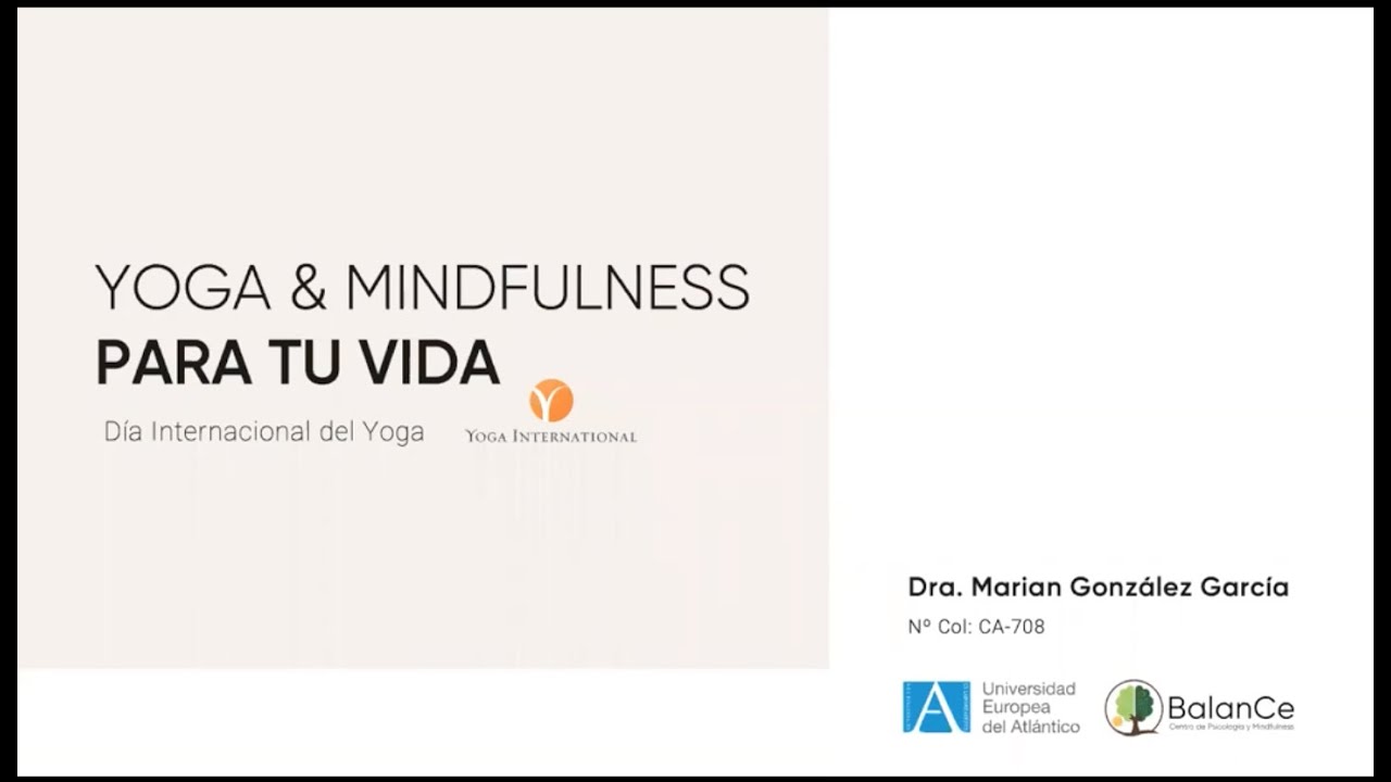 Mindfulness para tu Vida con la Dra. Marian Gonzalez Garcia