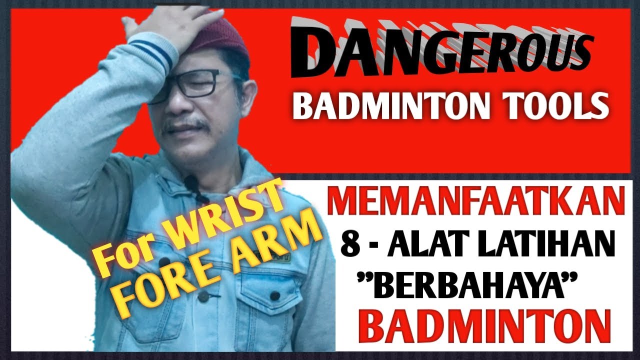 NEKAT BERLATIH BULUTANGKIS Menggunakan Alat Berbahaya ???