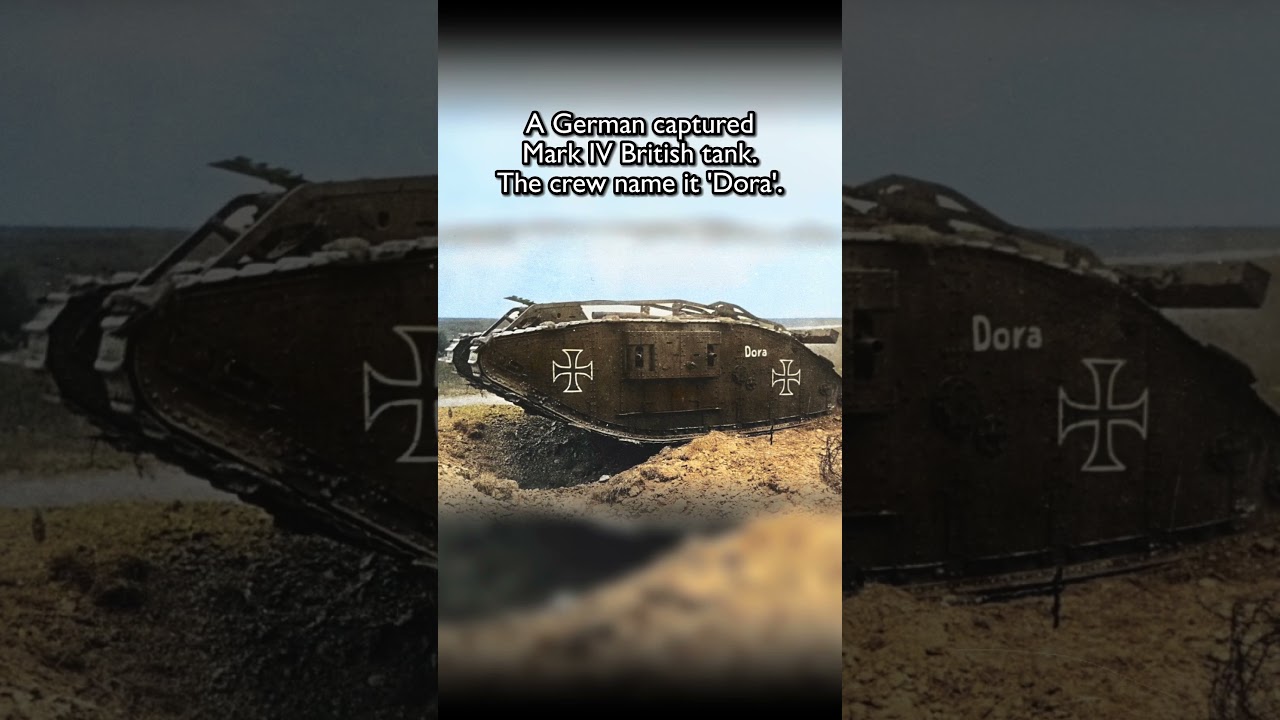 Colourised Mark IV tanks #shorts