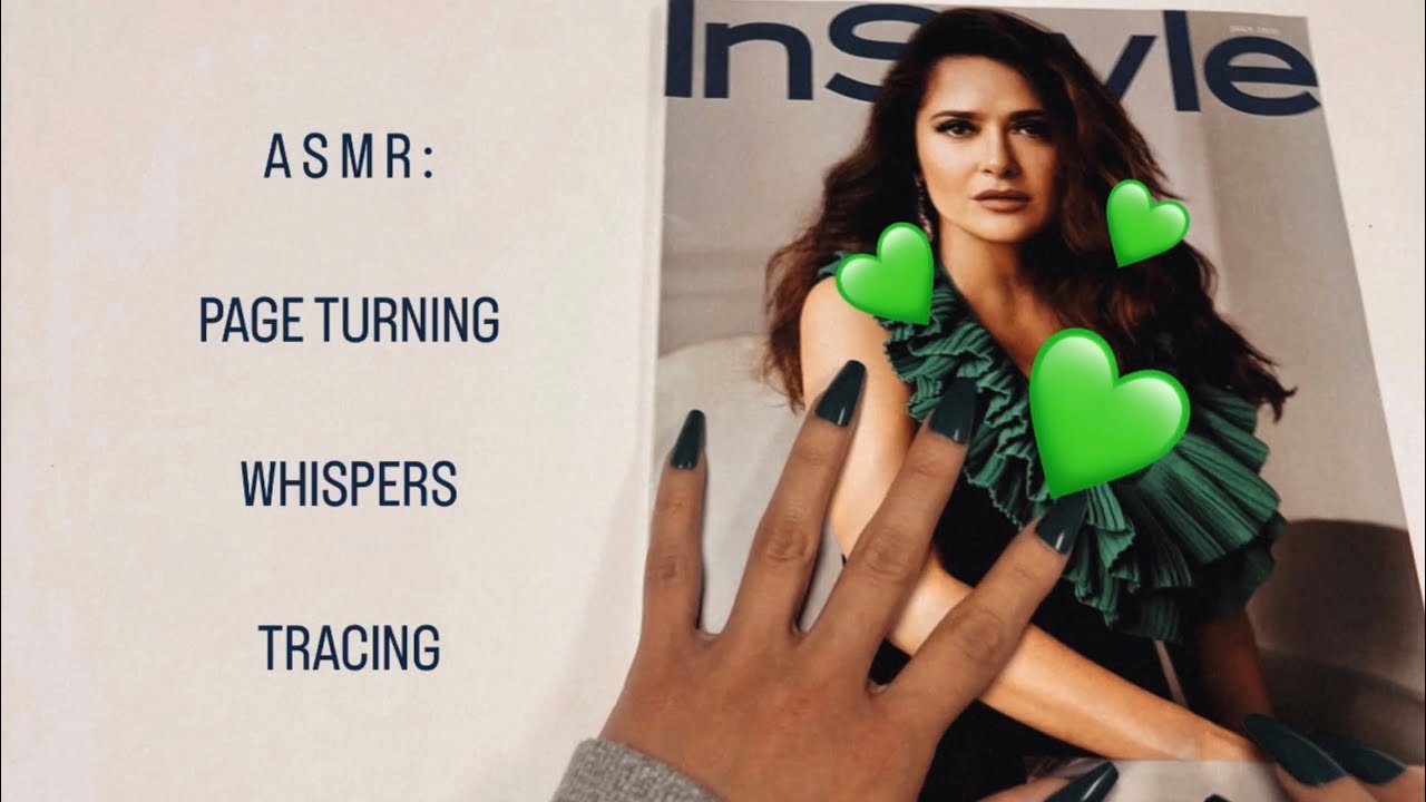 ASMR | Magazine Flip Through With Whispers 🥰