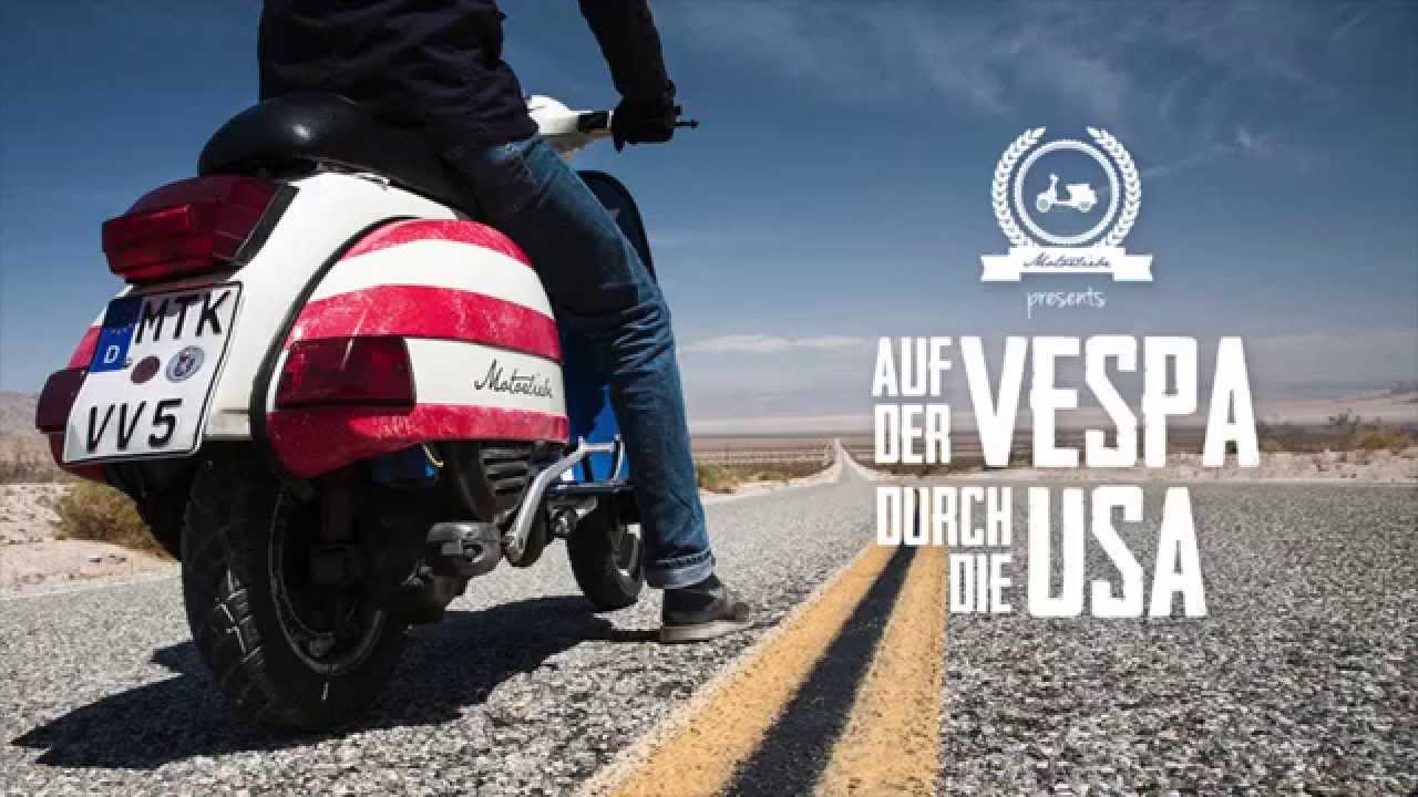 Auf der Vespa durch die USA - Buchtrailer