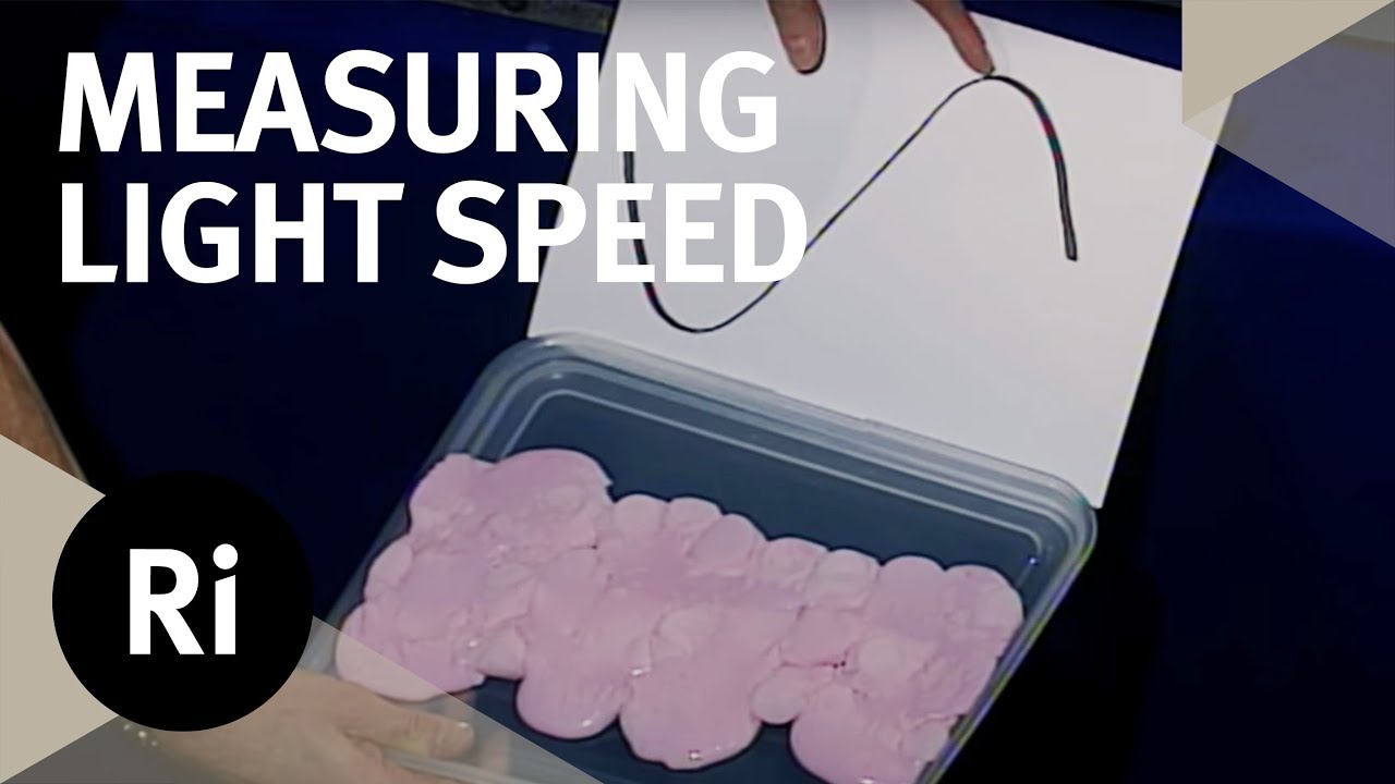 How to Measure the Speed of Light with Marshmallows - Christmas Lectures with Neil Johnson