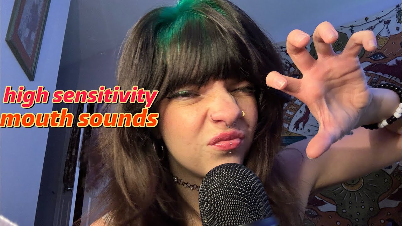 ASMR: звуки рта, визуальные эффекты и ощущение сжимания микрофона *покалывание*