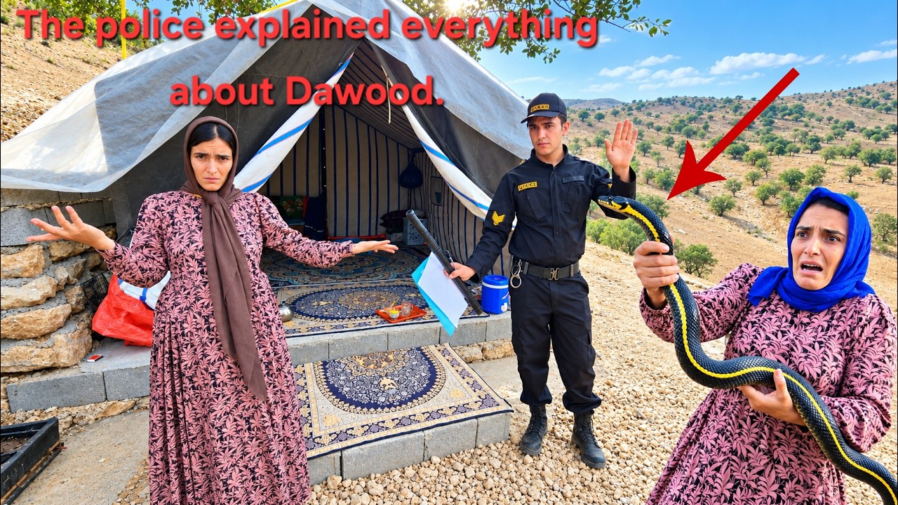 🚓🐍Strange incident in the Arezo tent; Police explained why Davoud was released!