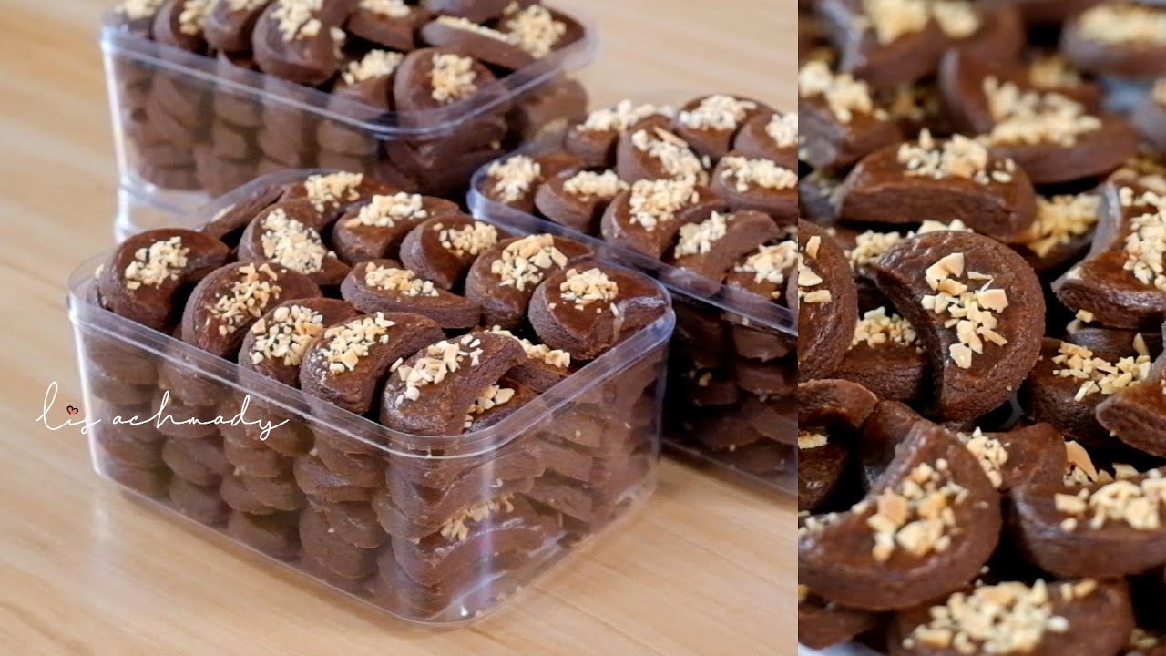 RESEP KUE KERING CHOCO ALMOND COOKIES | DIJUAL LARIS MANIS