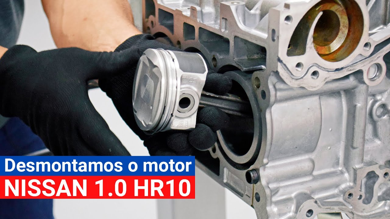 Desmontamos o motor Nissan HR10 1.0 3-cilindros por completo