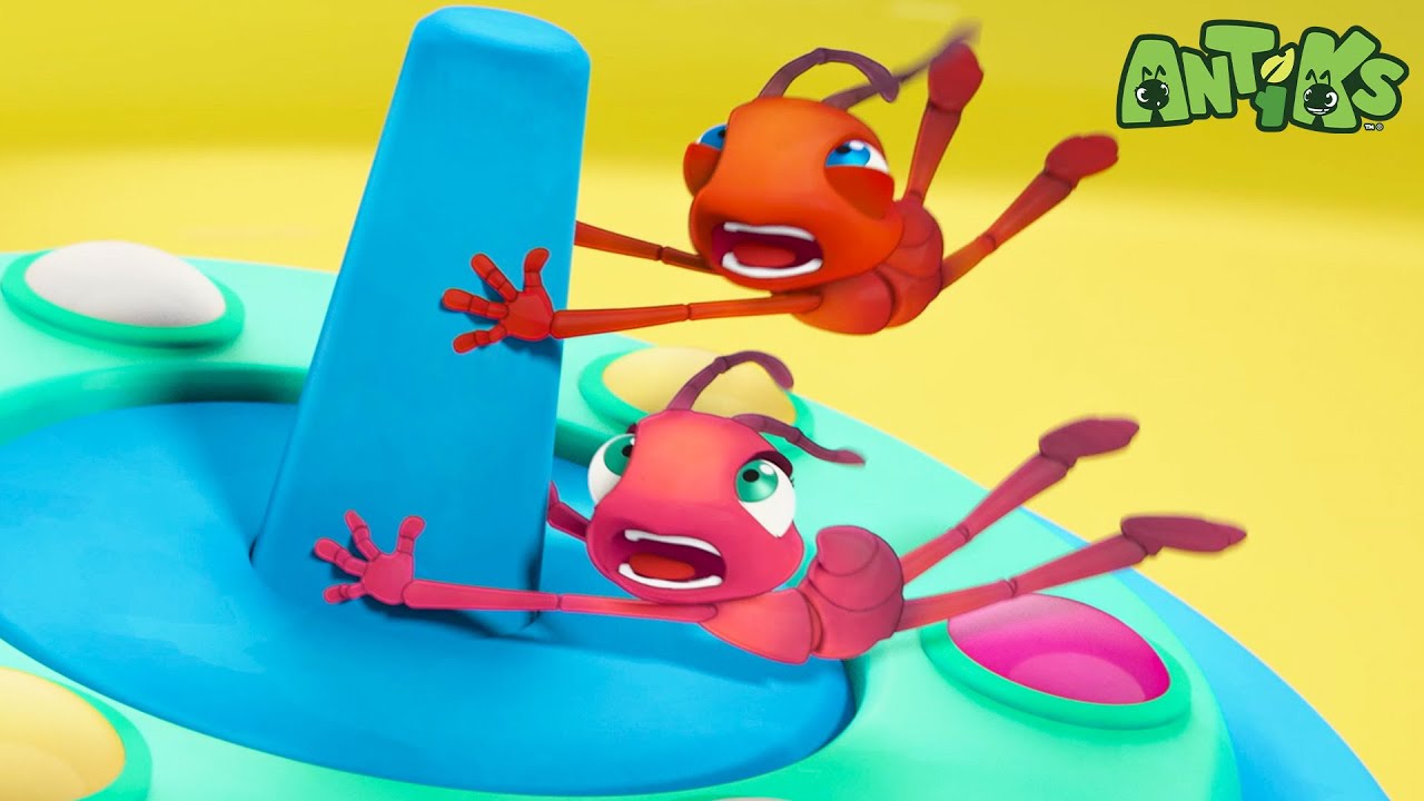 Spin Round and Round and Round | 1 Hour of Antiks🐜 | Funny Adventure Cartoons for Kids | Be Brave!