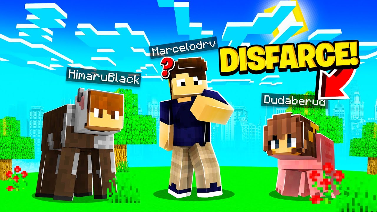 MINECRAFT, porém DISFARÇADOS DE ANIMAIS! (Esconde-Esconde)