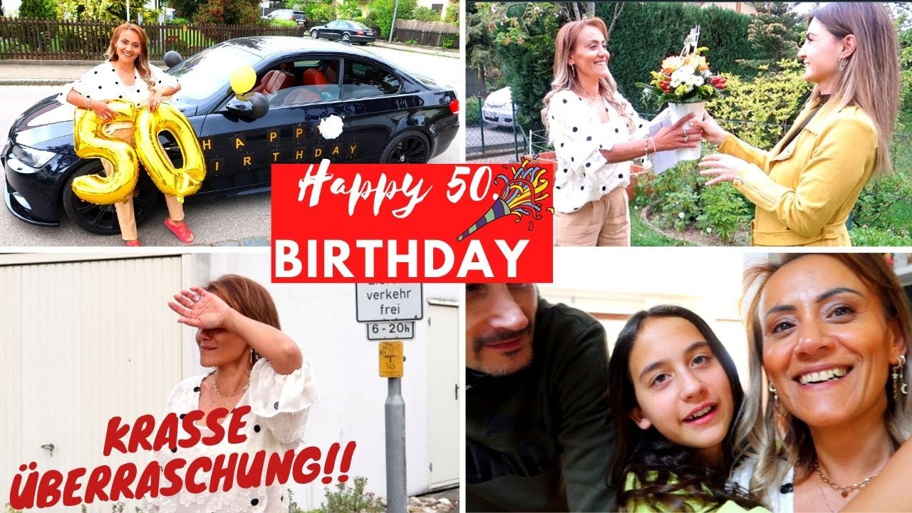 MEGA KRASSE GEBURTSTAGS ÜBERRASCHUNG zum 50. 🎉 TRÄNEN GESCHENKE FREUDE - Family FUN