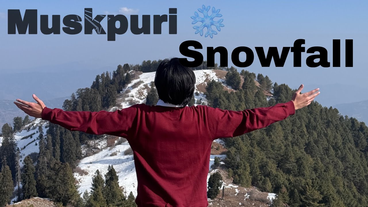 Muskpuri Mein Baraf ❄️ | Snowfall Vlog | Sunday Trip