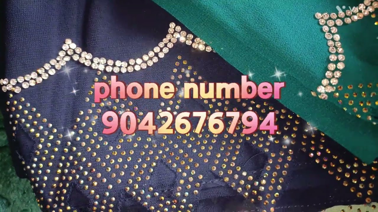chiffon stone work shawls podakkudi