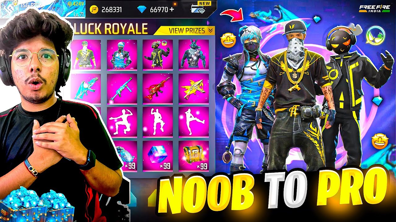 Free Fire Richest ID Unlocked New Bundles And Gun Skins In 9 Diamonds😍💎-Garena Free Fire