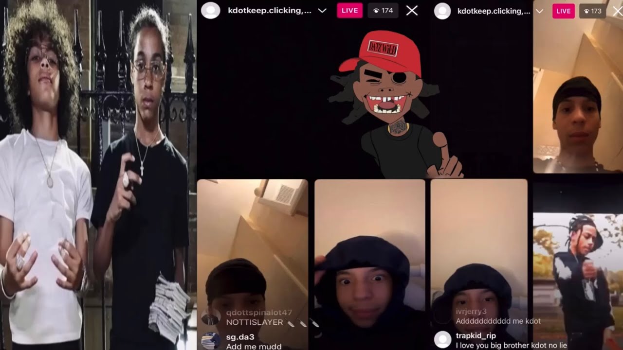 Notti Osama’s Ki🔪er “Kdot” Goes Live & Pay Respect To Notti!😳”I Dont Gotta Diss Baby Bro For Fame”