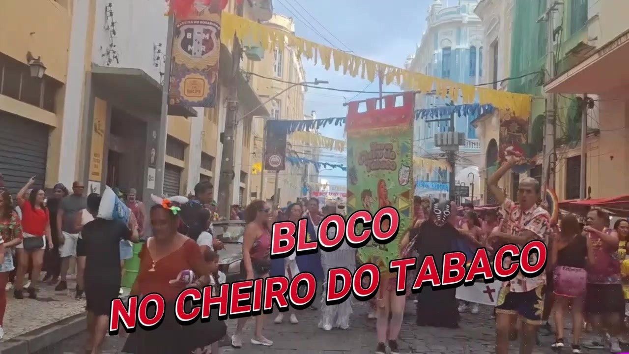 BLOCO NO CHEIRO DO TABACO