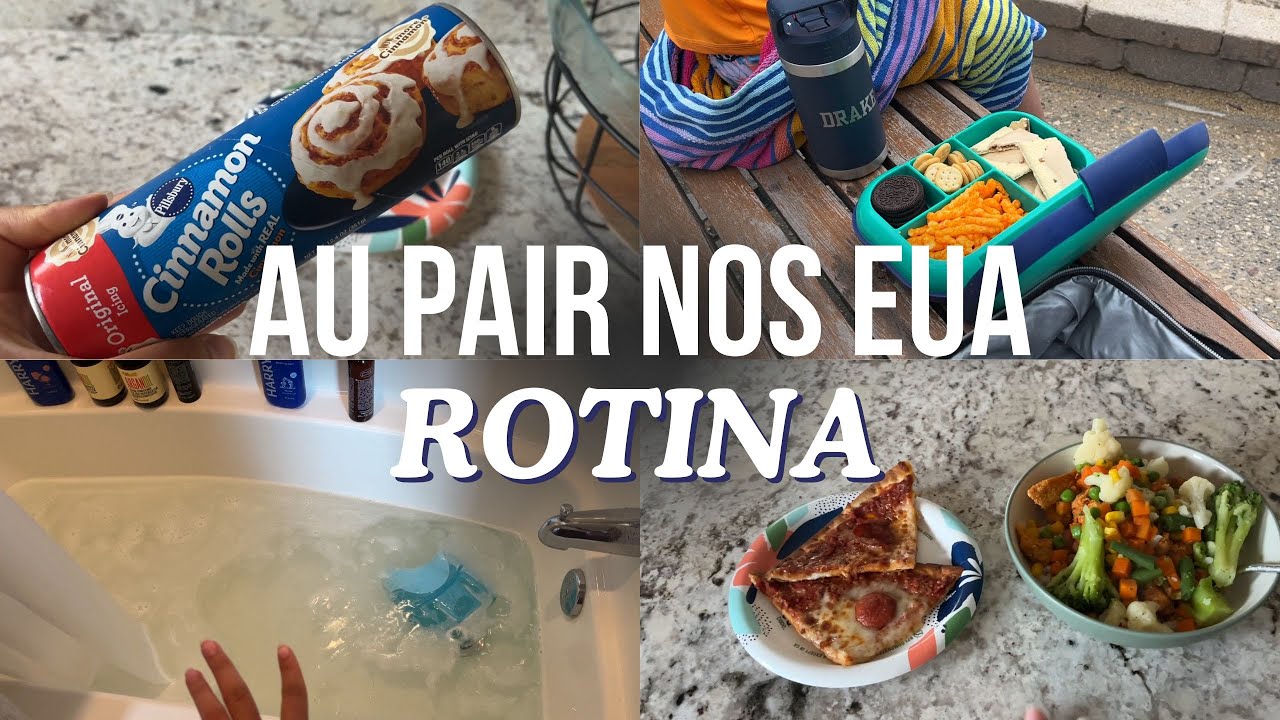 Rotina durante dois dias sendo Au Pair nos EUA | Lago + Banho + Almoço + Lazy Day