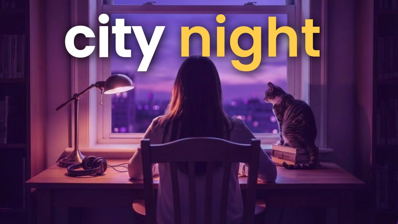 city night view 🌃 deep relaxing lo-fi playlist for sleep & chill