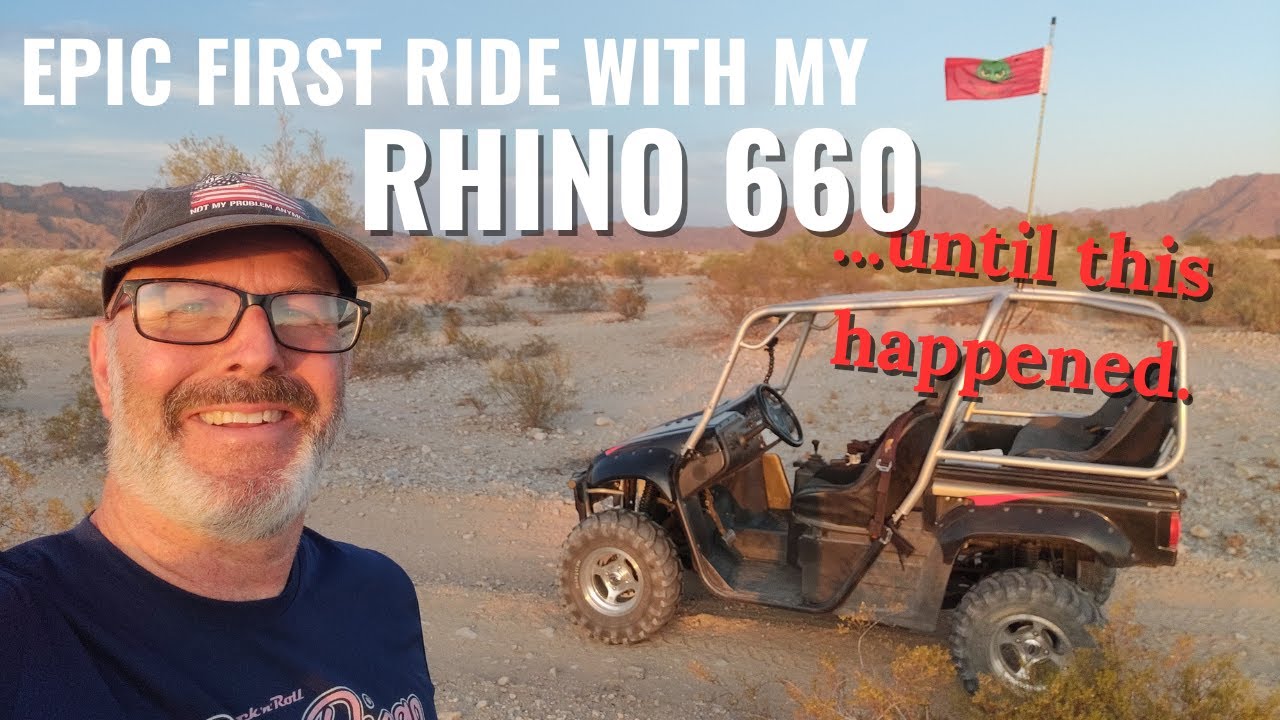 Epic First Ride on my Rhino 660 (Until this happened...)