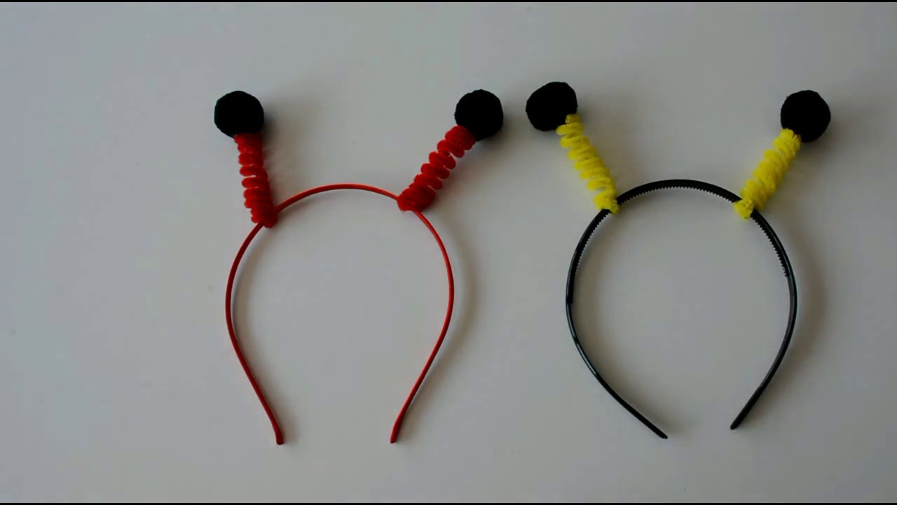 DIY: Como Hacer una Diadema de Antenas de Mariquita