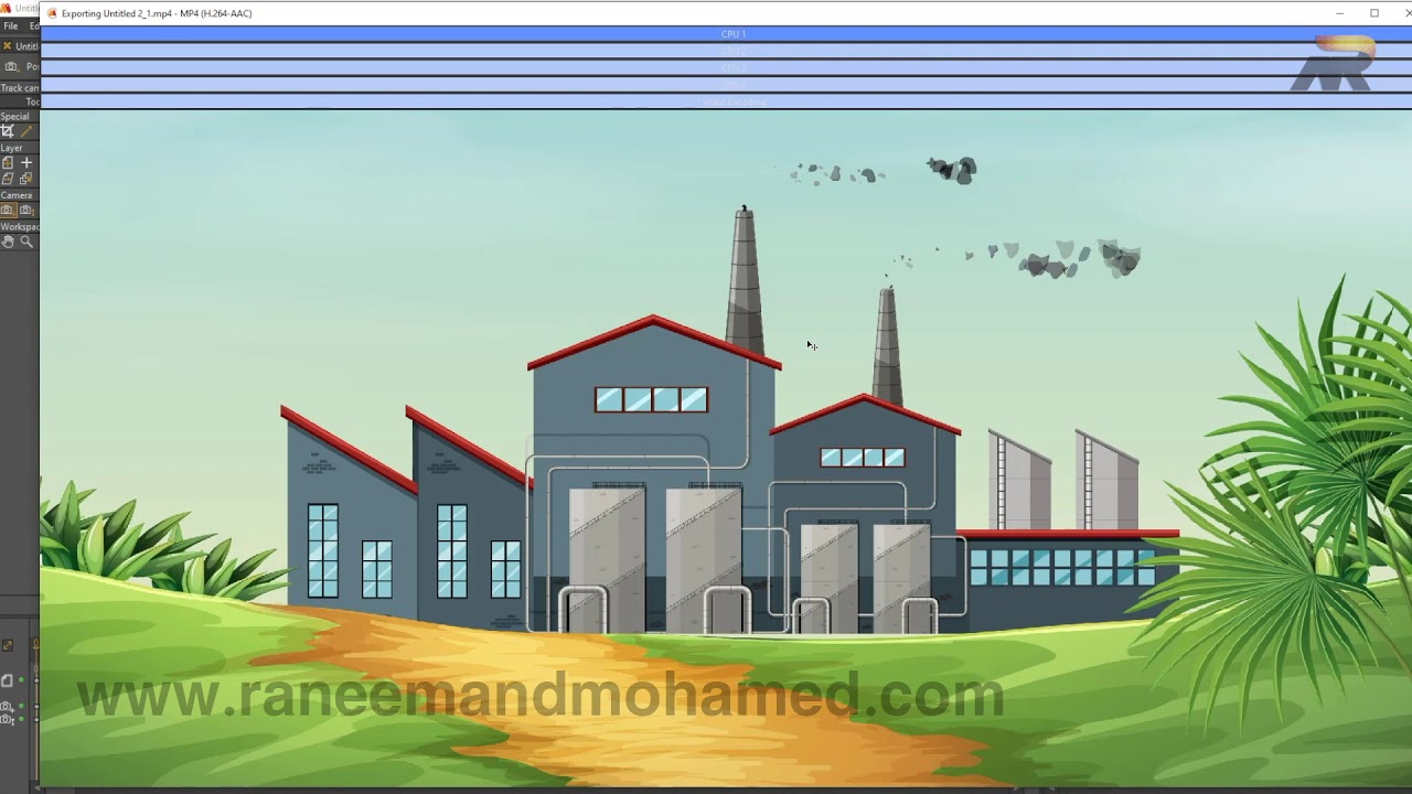 06 particles in Moho advanced smoke  تصميم الجزيئات والدخان  في برنامج  الموهو