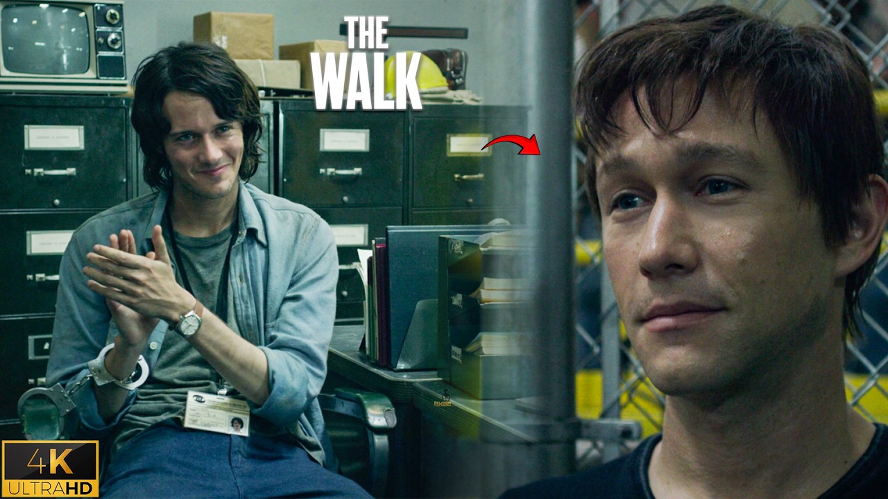 Philippe Petit Arrested After Twin Towers Walk | The Walk (2015)
