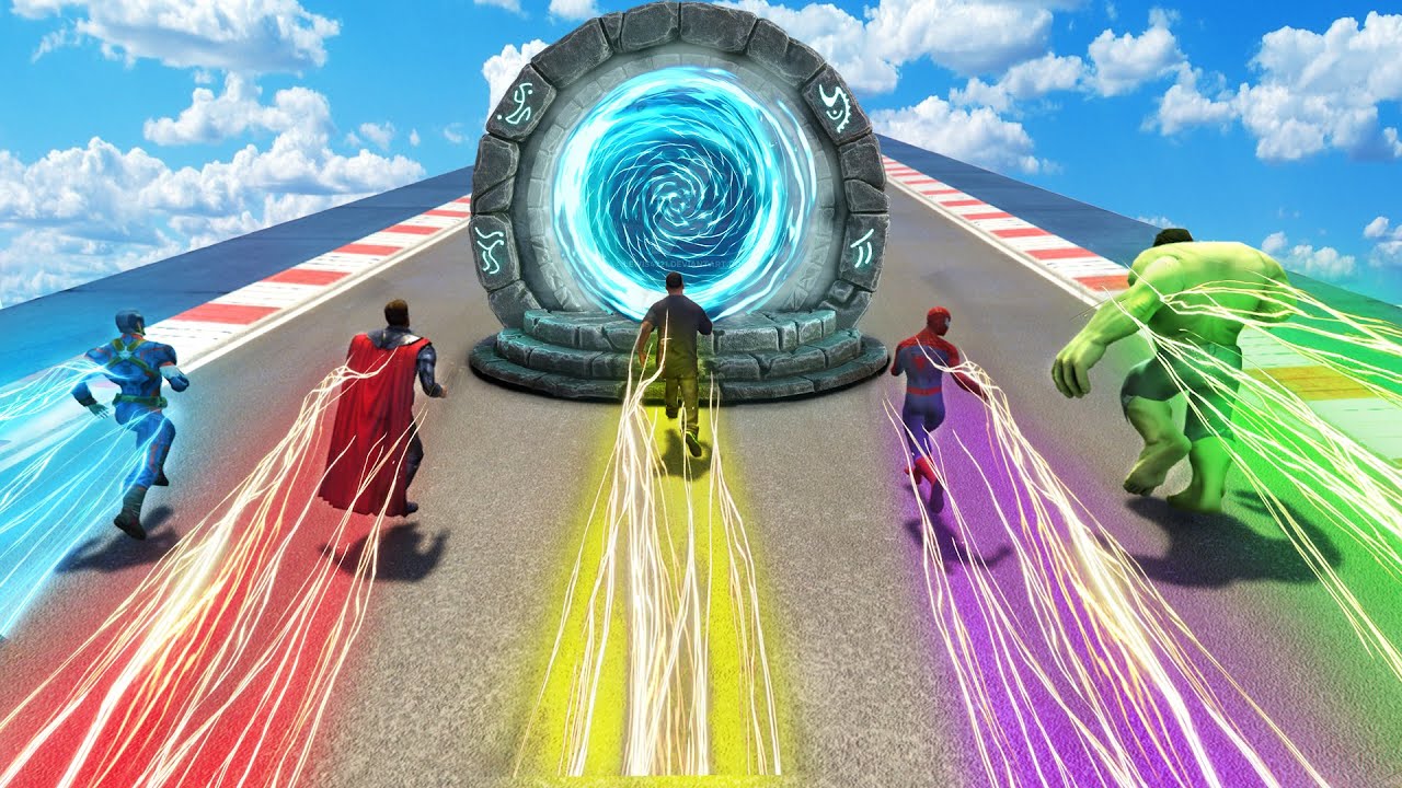 IRON MAN Challenge Avenger's Team For Race in GTA 5