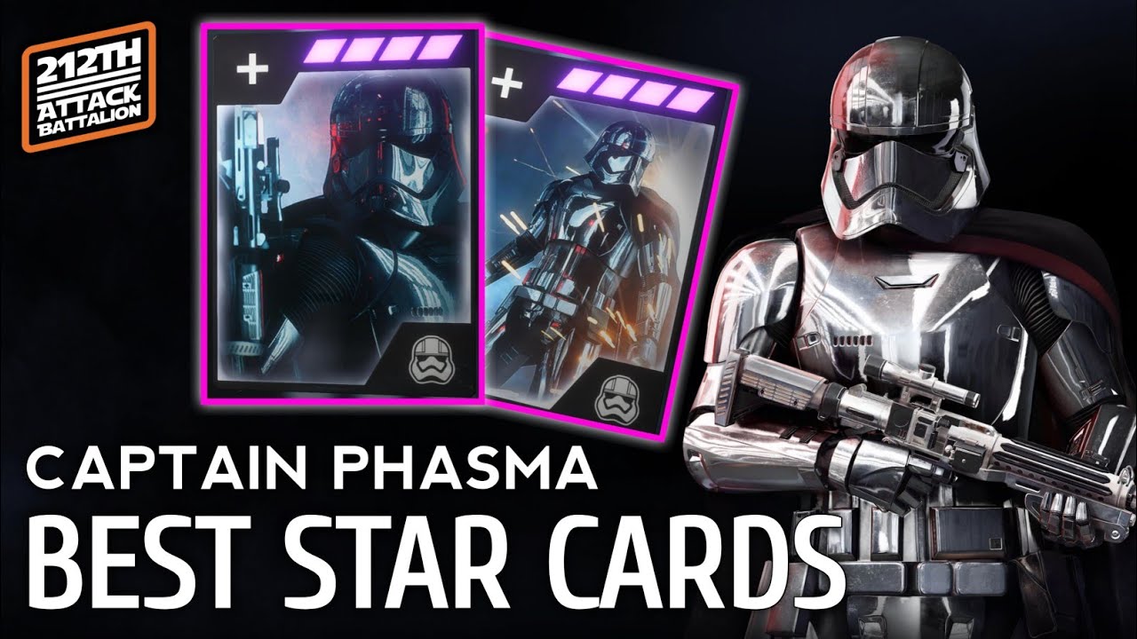 Captain Phasma BEST STAR CARDS & BUILD 2023 | Battlefront 2