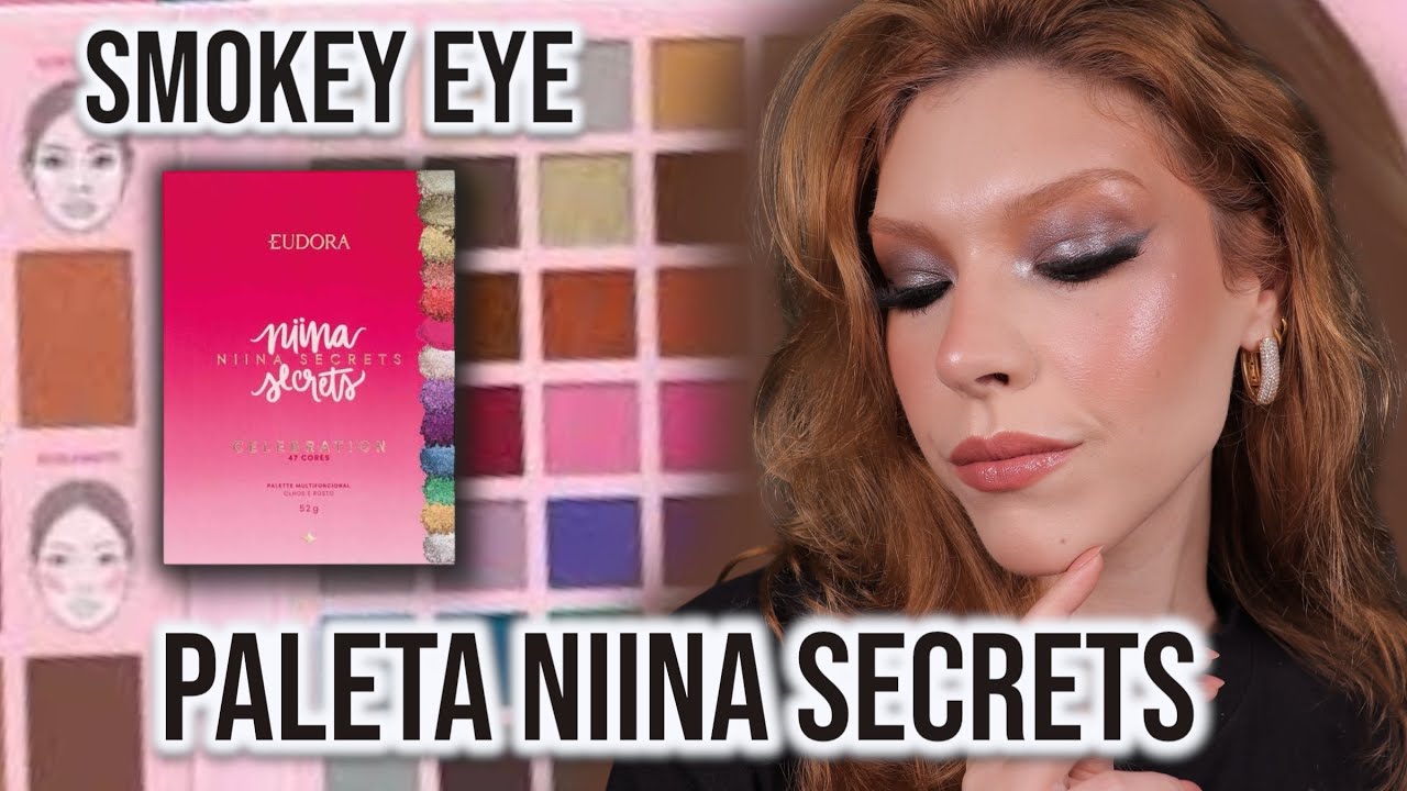 MAKE **OLHO ESFUMADO** PALETA CELEBRATION NIINA SECRETS..