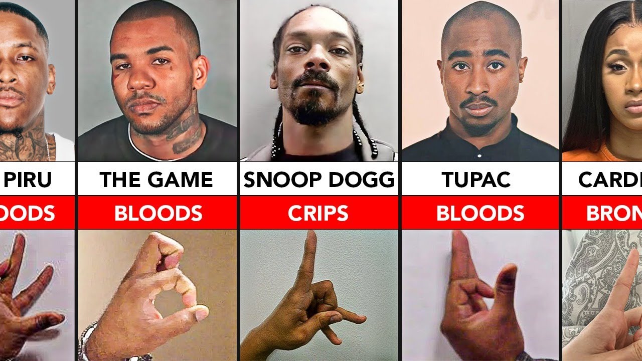 SCARIEST Rappers&rsquo; Gang Signs And Their Meanings