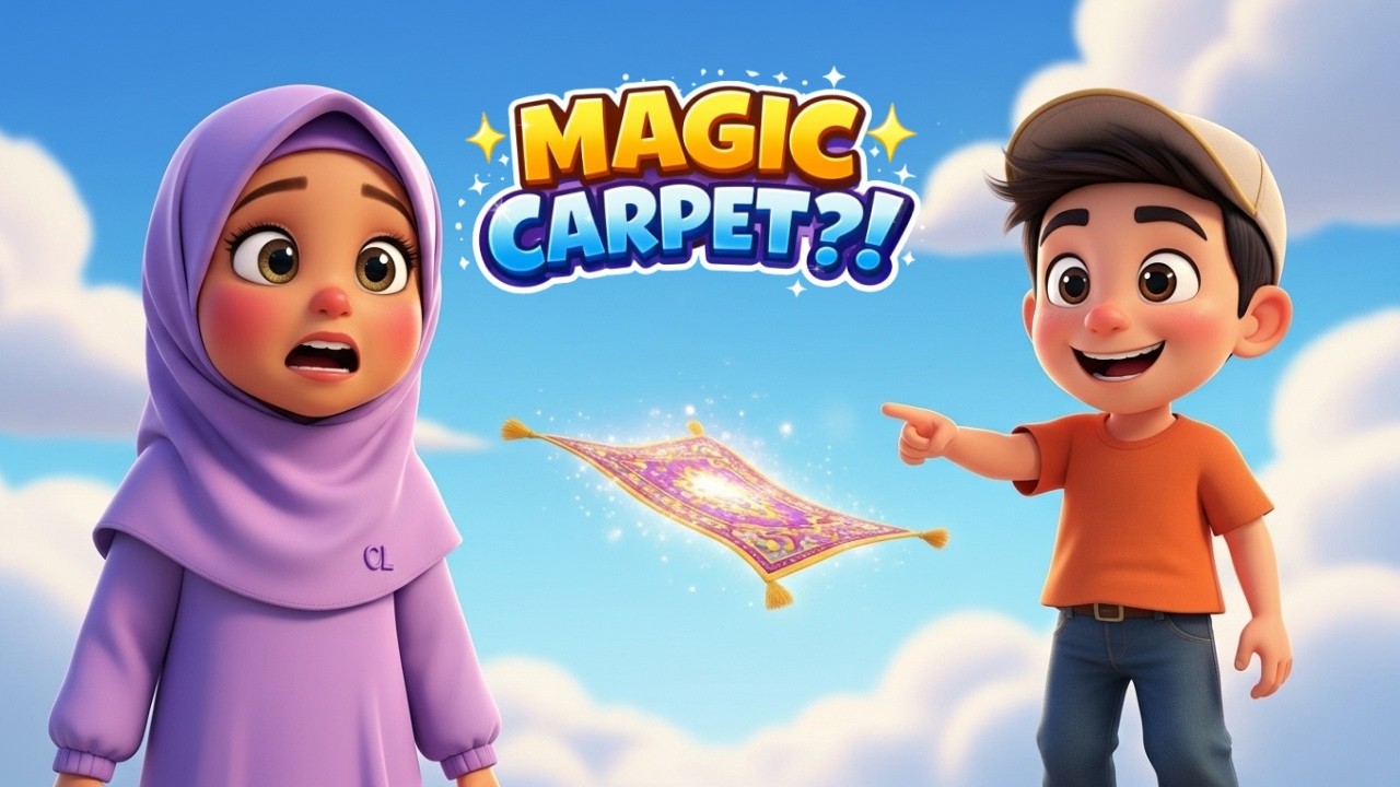 Yusuf & Laiba Found a MAGIC Flying Carpet! 😱✨