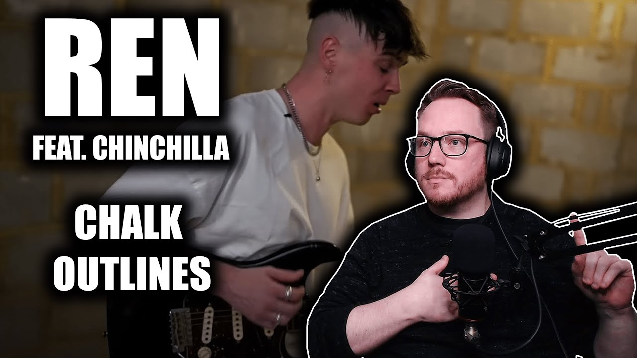 РЕАКЦИЯ на REN X CHINCHILLA (контуры мелом) 😲🎶🔥