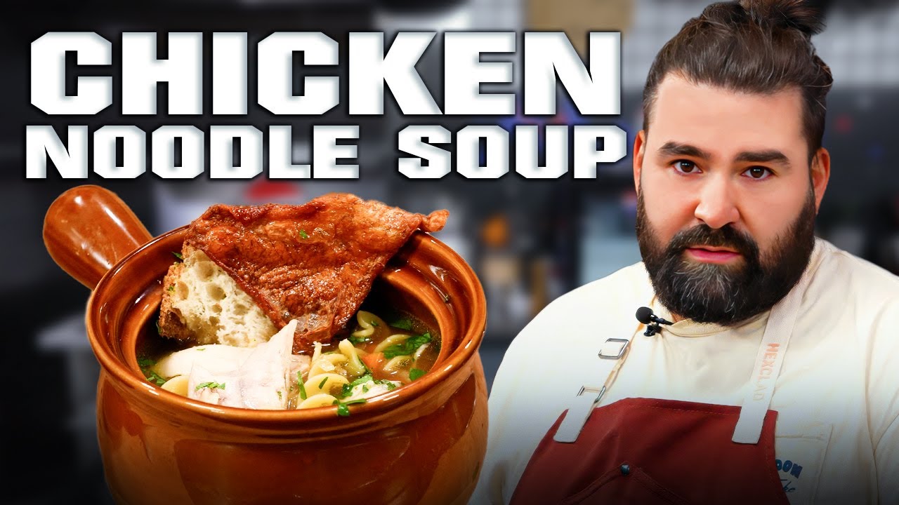 I Held Max Hostage To Make Chicken Noodle Soup From Scratch | What's For Lunch
